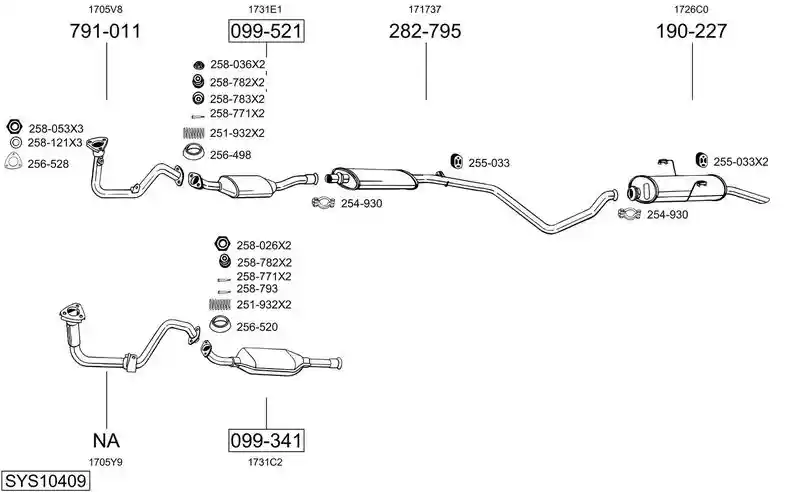 BOSAL SYS10409