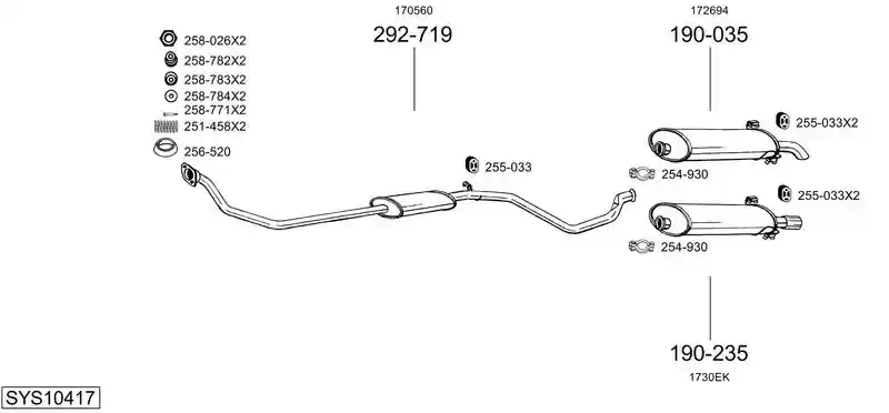 BOSAL SYS10417