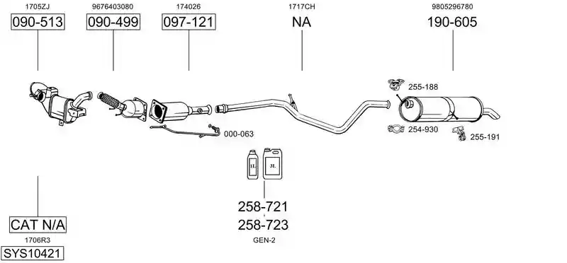 BOSAL SYS10421