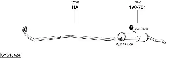 BOSAL SYS10424