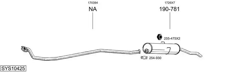 BOSAL SYS10425
