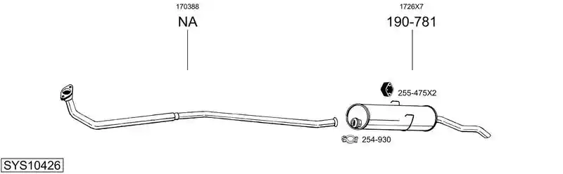 BOSAL SYS10426