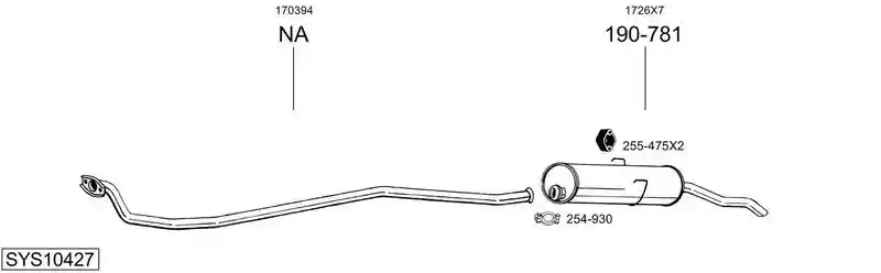 BOSAL SYS10427