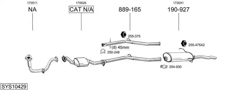 BOSAL SYS10429