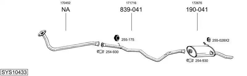 BOSAL SYS10433