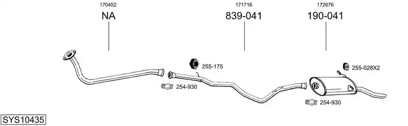 BOSAL SYS10435