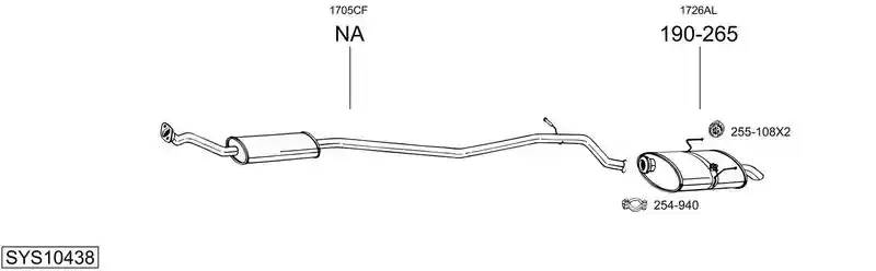 BOSAL SYS10438