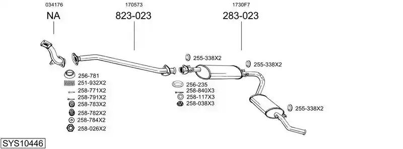 BOSAL SYS10446