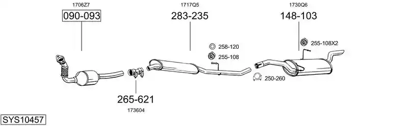 BOSAL SYS10457