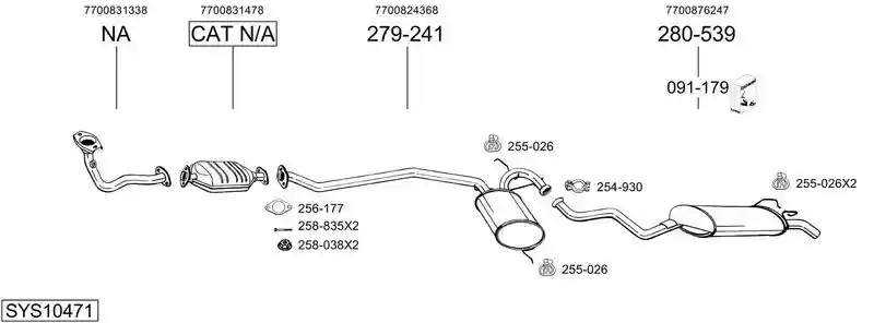 BOSAL SYS10471