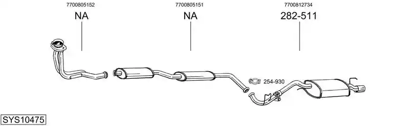 BOSAL SYS10475