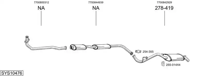 BOSAL SYS10476