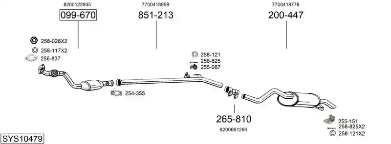BOSAL SYS10479