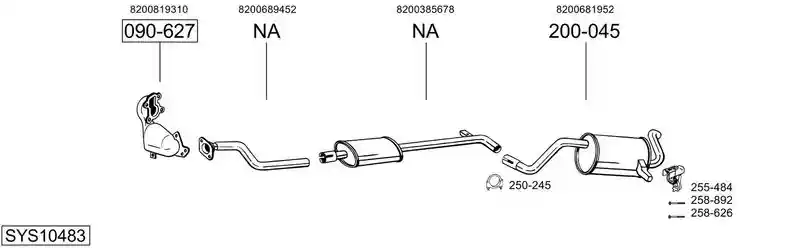 BOSAL SYS10483