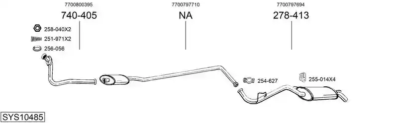 BOSAL SYS10485