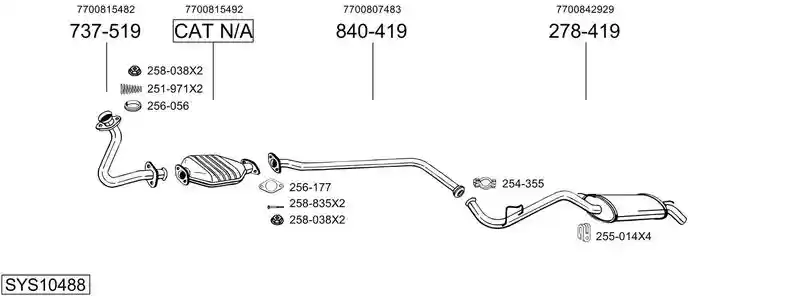 BOSAL SYS10488