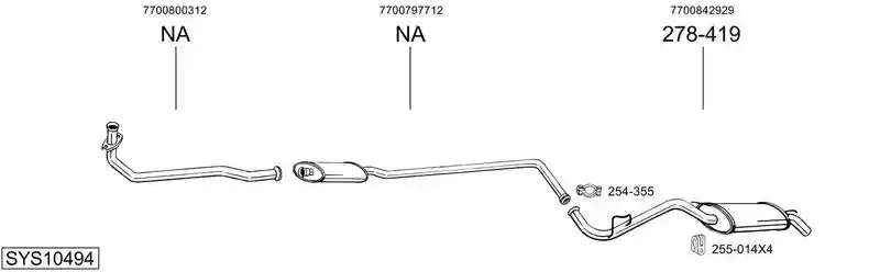 BOSAL SYS10494