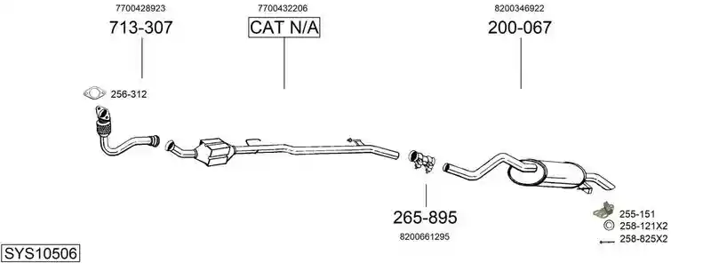 BOSAL SYS10506