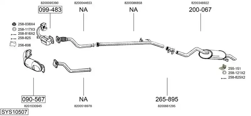 BOSAL SYS10507
