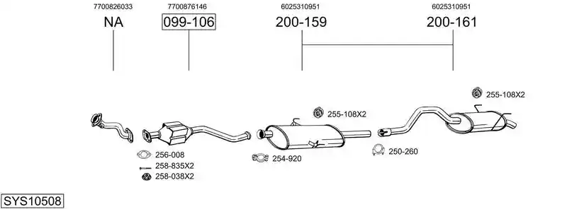BOSAL SYS10508