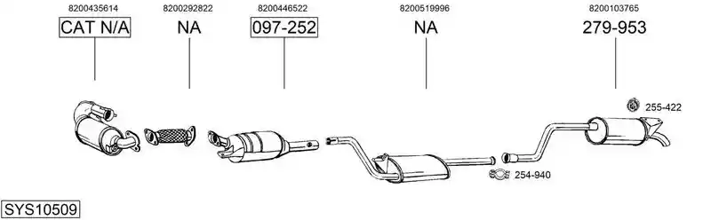 BOSAL SYS10509