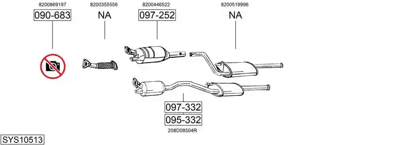 BOSAL SYS10513