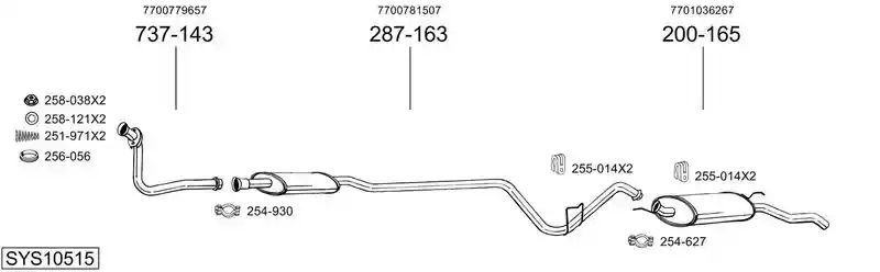 BOSAL SYS10515