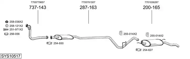 BOSAL SYS10517
