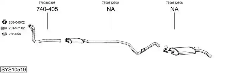 BOSAL SYS10519