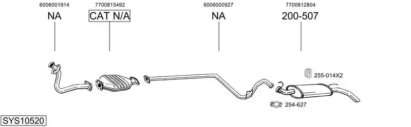 BOSAL SYS10520