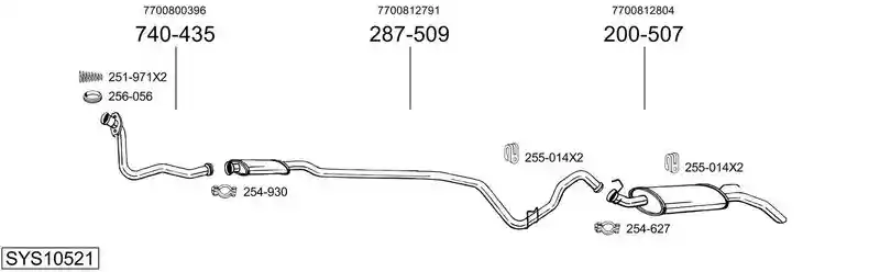 BOSAL SYS10521