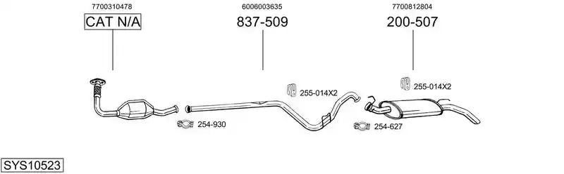 BOSAL SYS10523