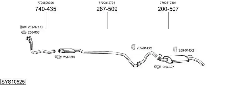 BOSAL SYS10525
