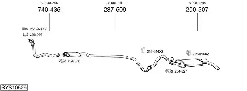 BOSAL SYS10529