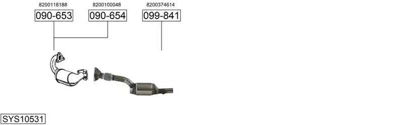 BOSAL SYS10531