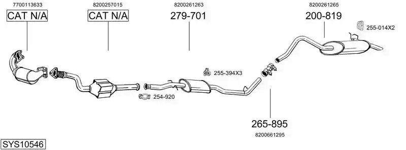 BOSAL SYS10546