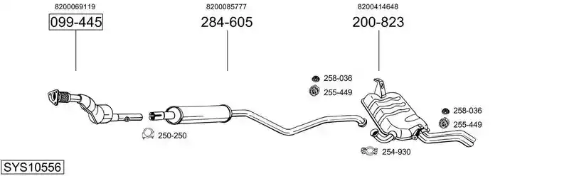 BOSAL SYS10556