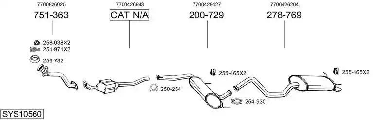 BOSAL SYS10560