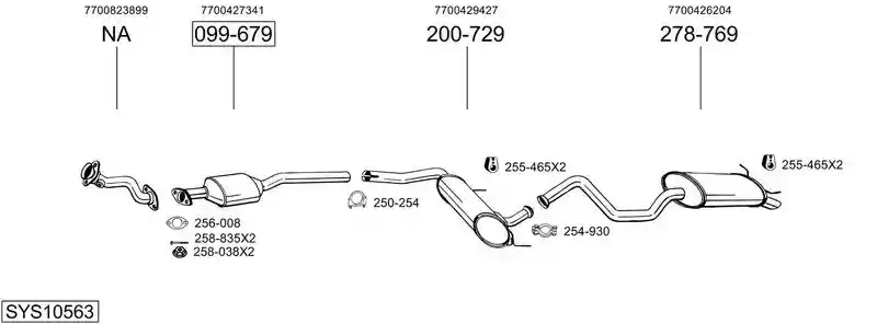 BOSAL SYS10563