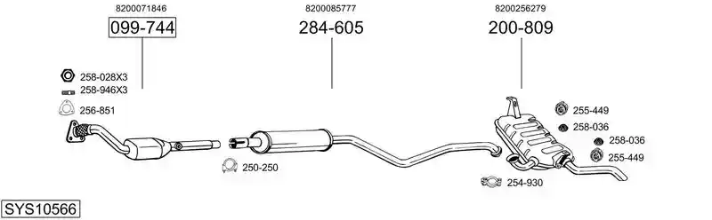 BOSAL SYS10566