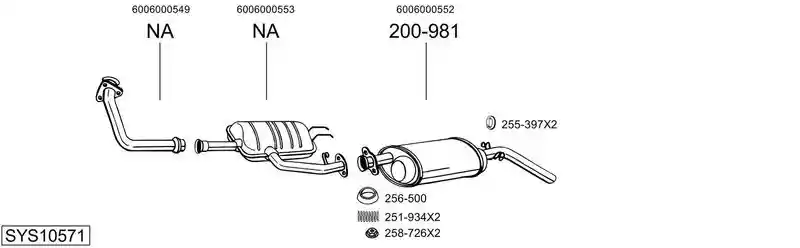 BOSAL SYS10571