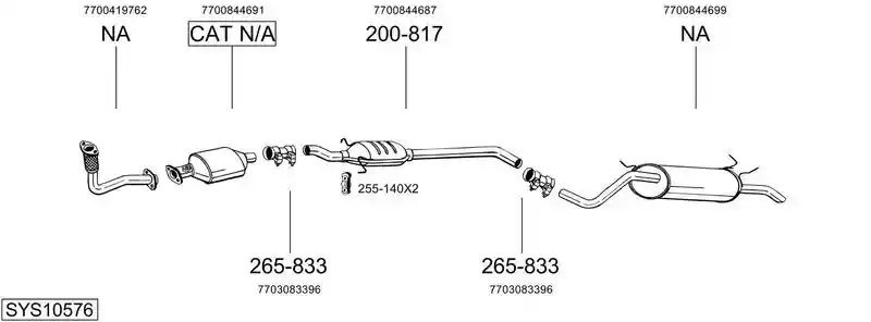 BOSAL SYS10576
