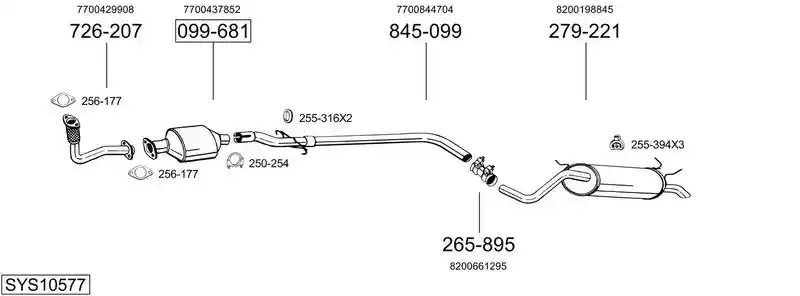 BOSAL SYS10577