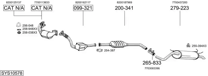BOSAL SYS10578