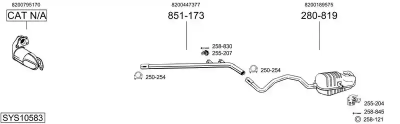 BOSAL SYS10583