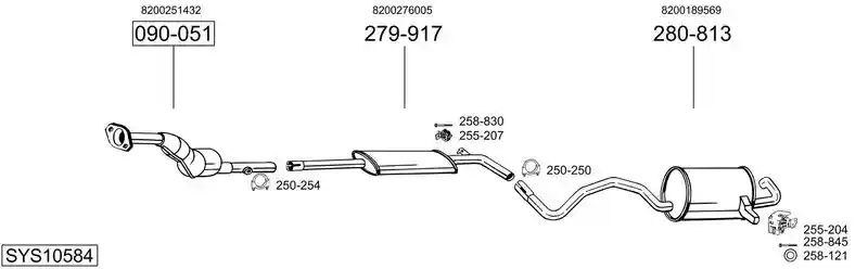 BOSAL SYS10584