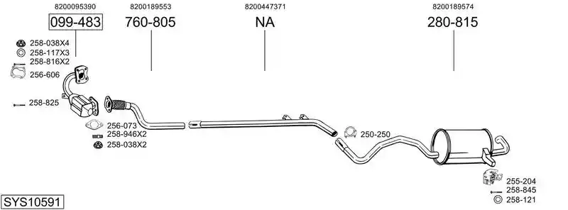 BOSAL SYS10591