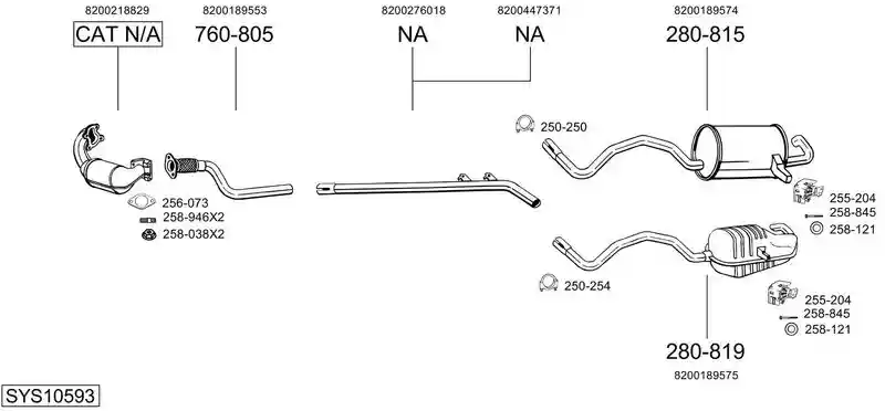 BOSAL SYS10593