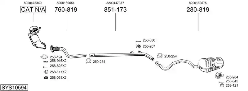 BOSAL SYS10594