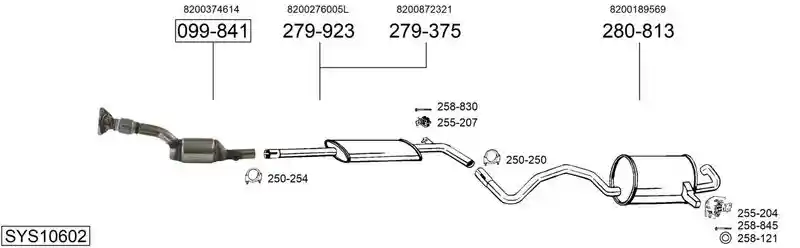 BOSAL SYS10602
